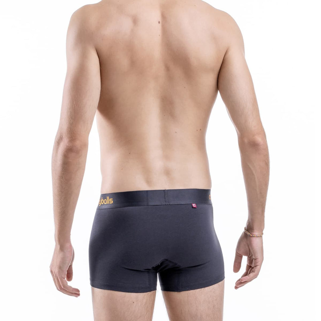 Charcoal Flame Orange Cotton