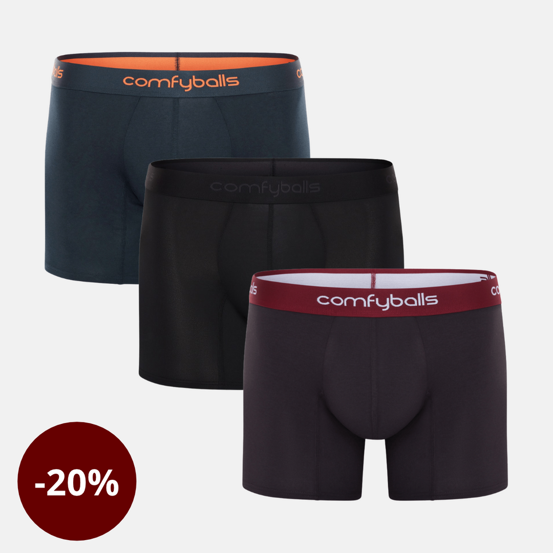 Þrennupakkinn - 3 Efnistegundir - Long Sídd - Comfyballs.is