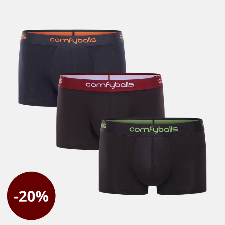 Comfyballs topp 3 pakki - Regular Sídd