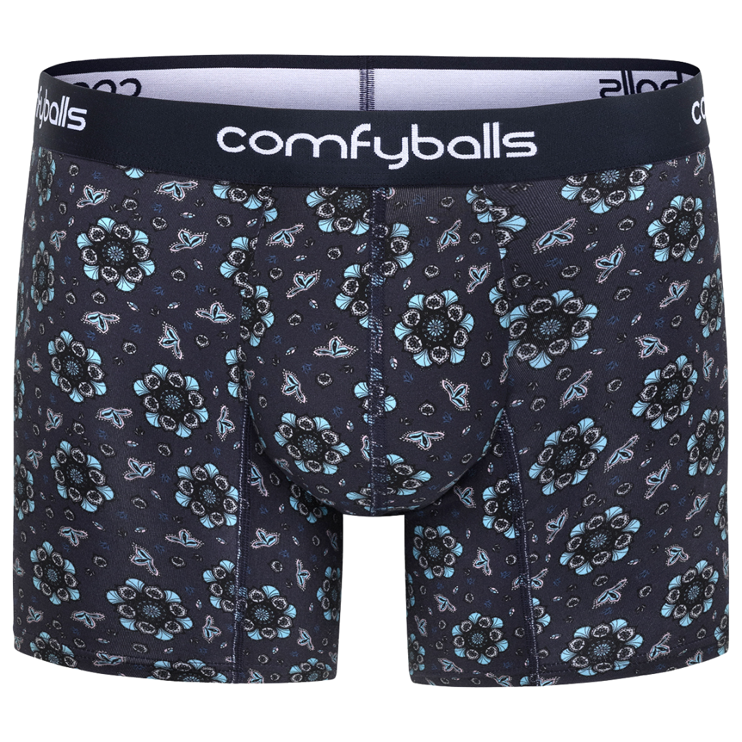 Paisley Blue Cotton - Comfyballs.is