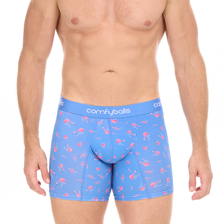Blue Flamingo sundbuxur + nærbuxur tilboð - Comfyballs.is
