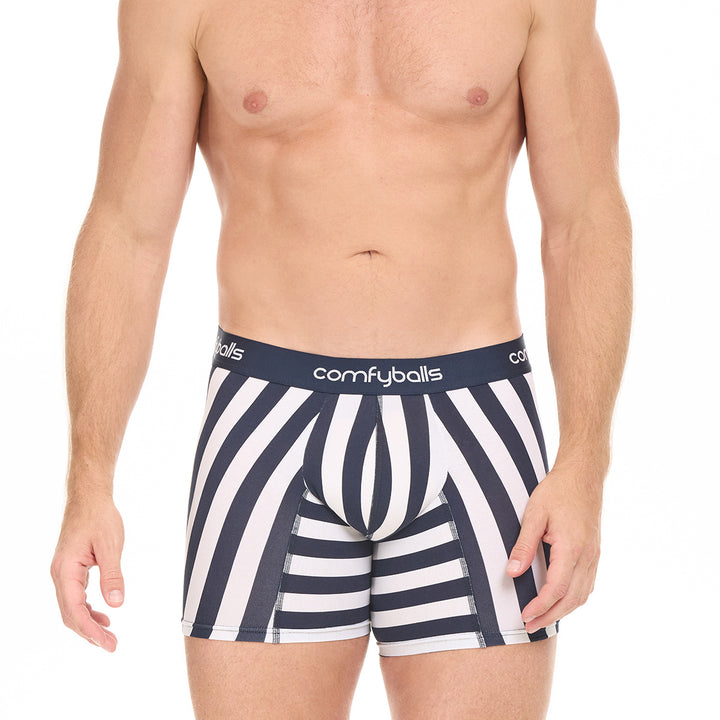 Navy Stripe Cotton - Comfyballs.is
