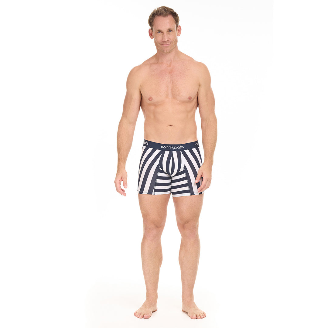 Navy Stripe Cotton - Comfyballs.is