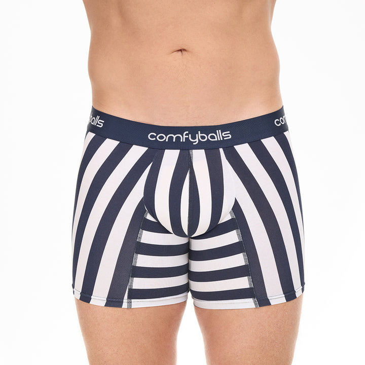 Navy Stripe Cotton - Comfyballs.is