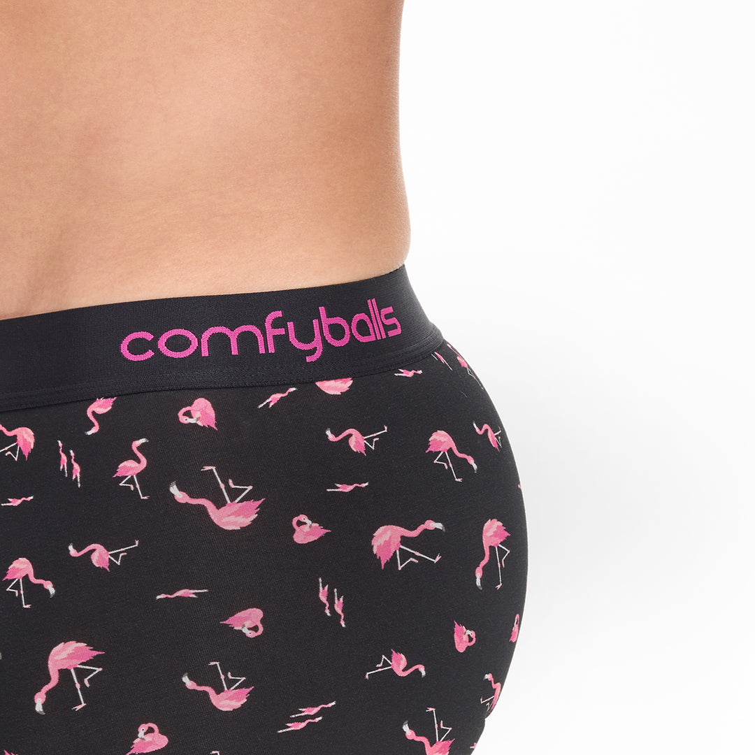 Black Flamingo Cotton - Comfyballs.is