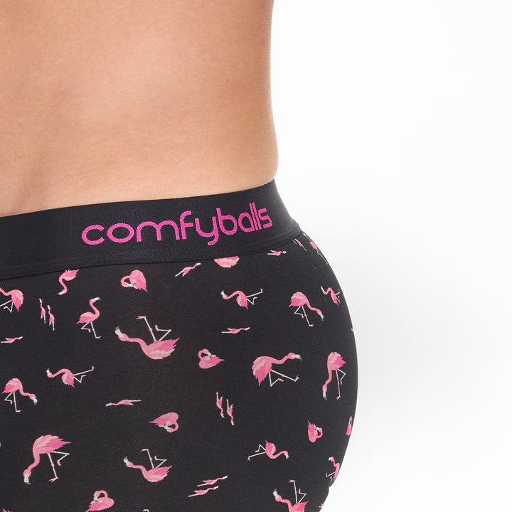 Black Flamingo Cotton - Comfyballs.is