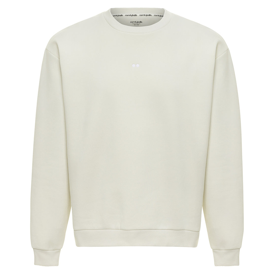 Comfy Sweater Off White - Comfyballs.is