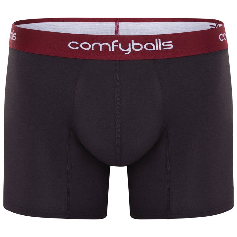 gráar nærbuxur karlar, boxer nærbuxur, þægilegar, comfycel, comfyballs