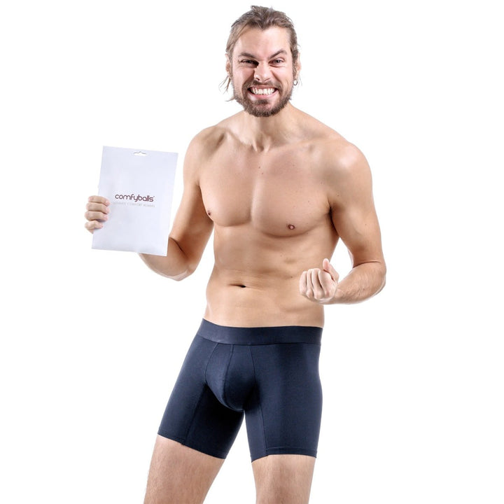 Navy No-Show Cotton - Comfyballs.is