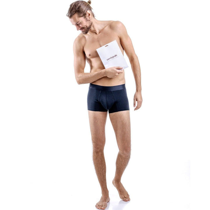 Navy No-Show Cotton - Comfyballs.is