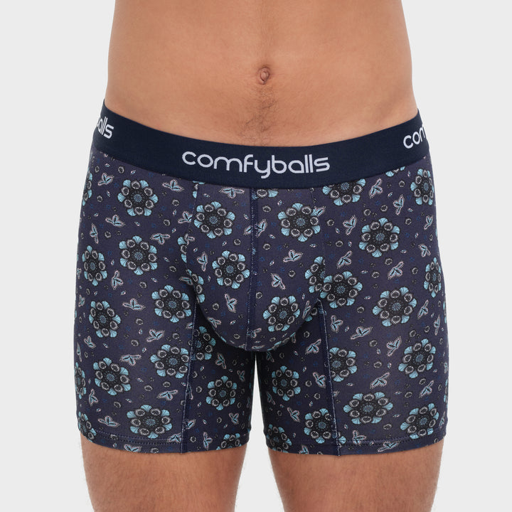 Paisley Blue Cotton - Comfyballs.is