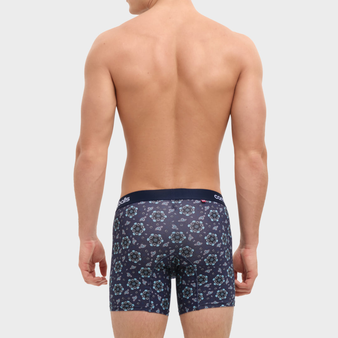 Paisley Blue Cotton - Comfyballs.is