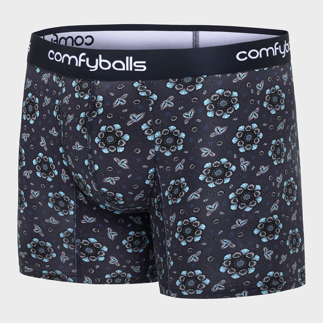 Paisley Blue Cotton - Comfyballs.is