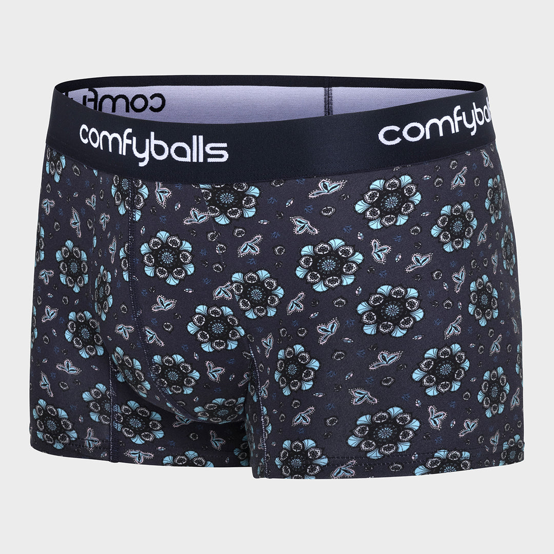 Paisley Blue Cotton - Comfyballs.is