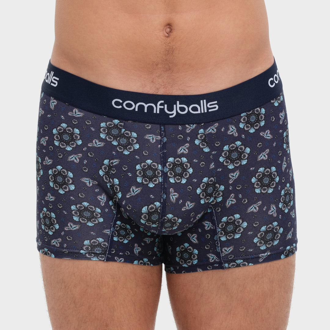 Paisley Blue Cotton - Comfyballs.is